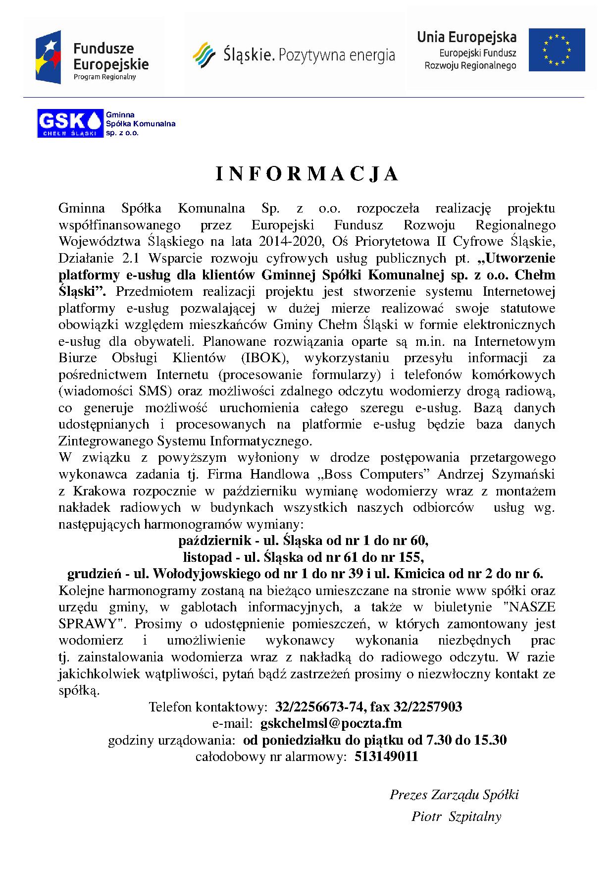 informacja gsk