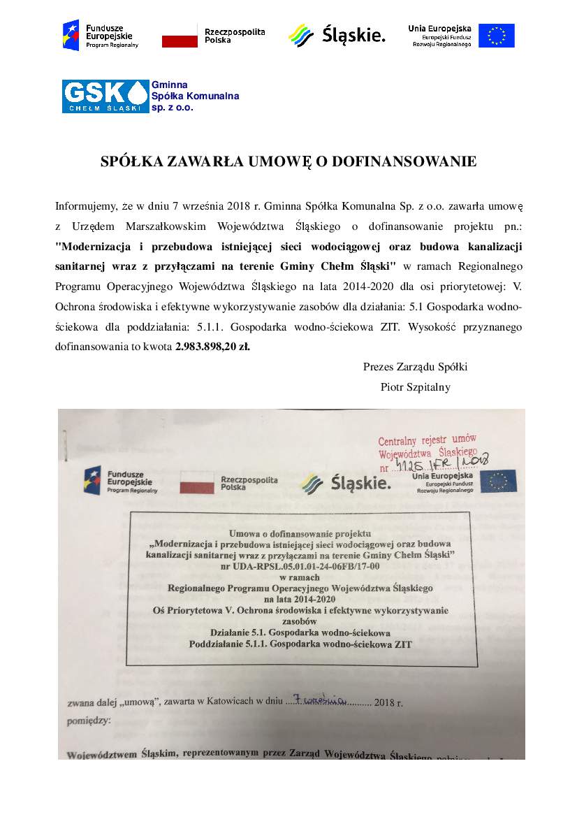 info zawarta umowa