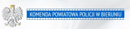 Orzeł Policji i napis